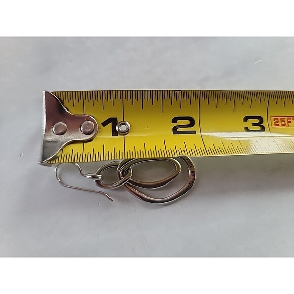 Silpada 925 Sterling Silver Beaded Dangling Pierced Earrings Thailand - Picture 8 of 10